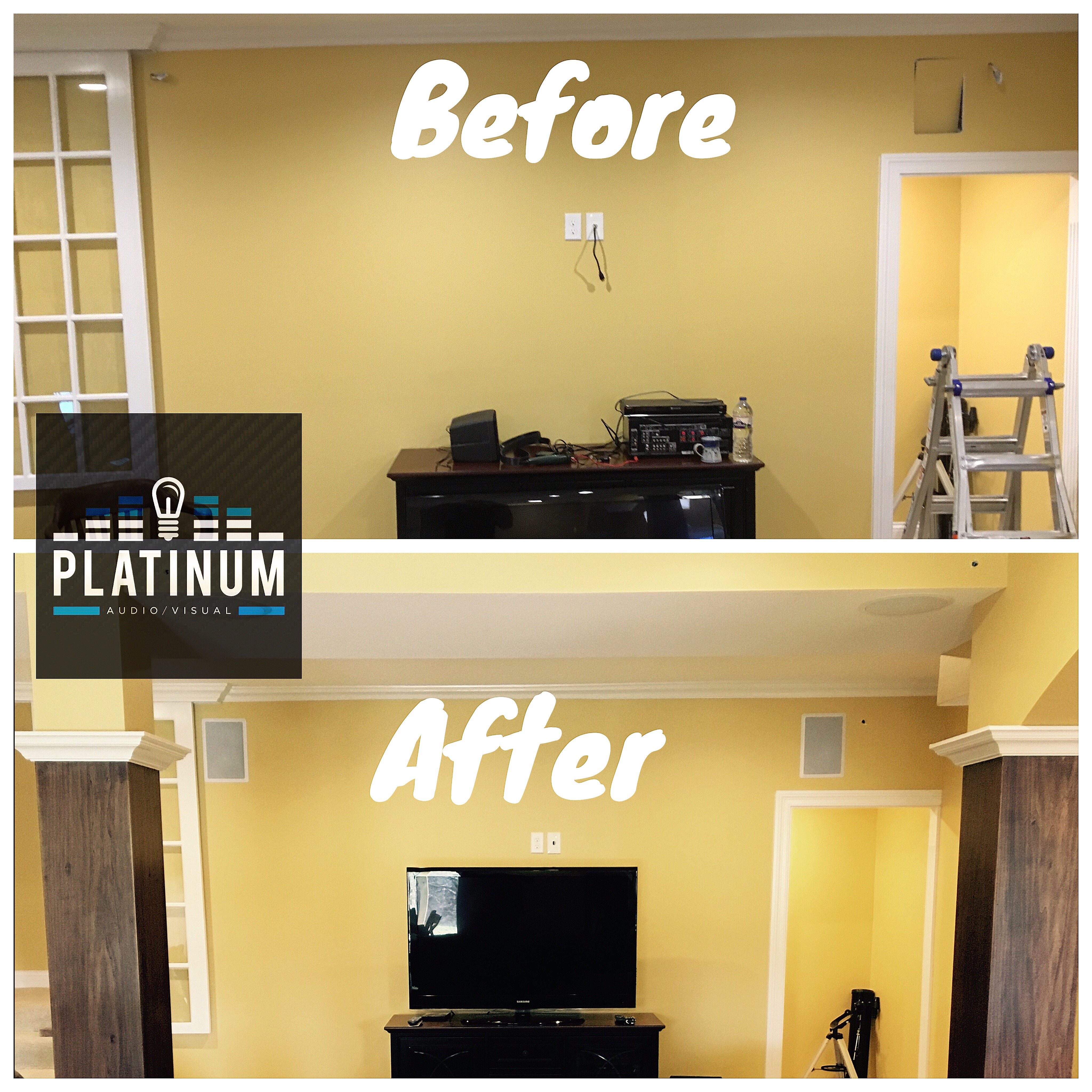 “Look What A Difference” 5.1 In-Wall Home Theater System Installation in Berea, KY