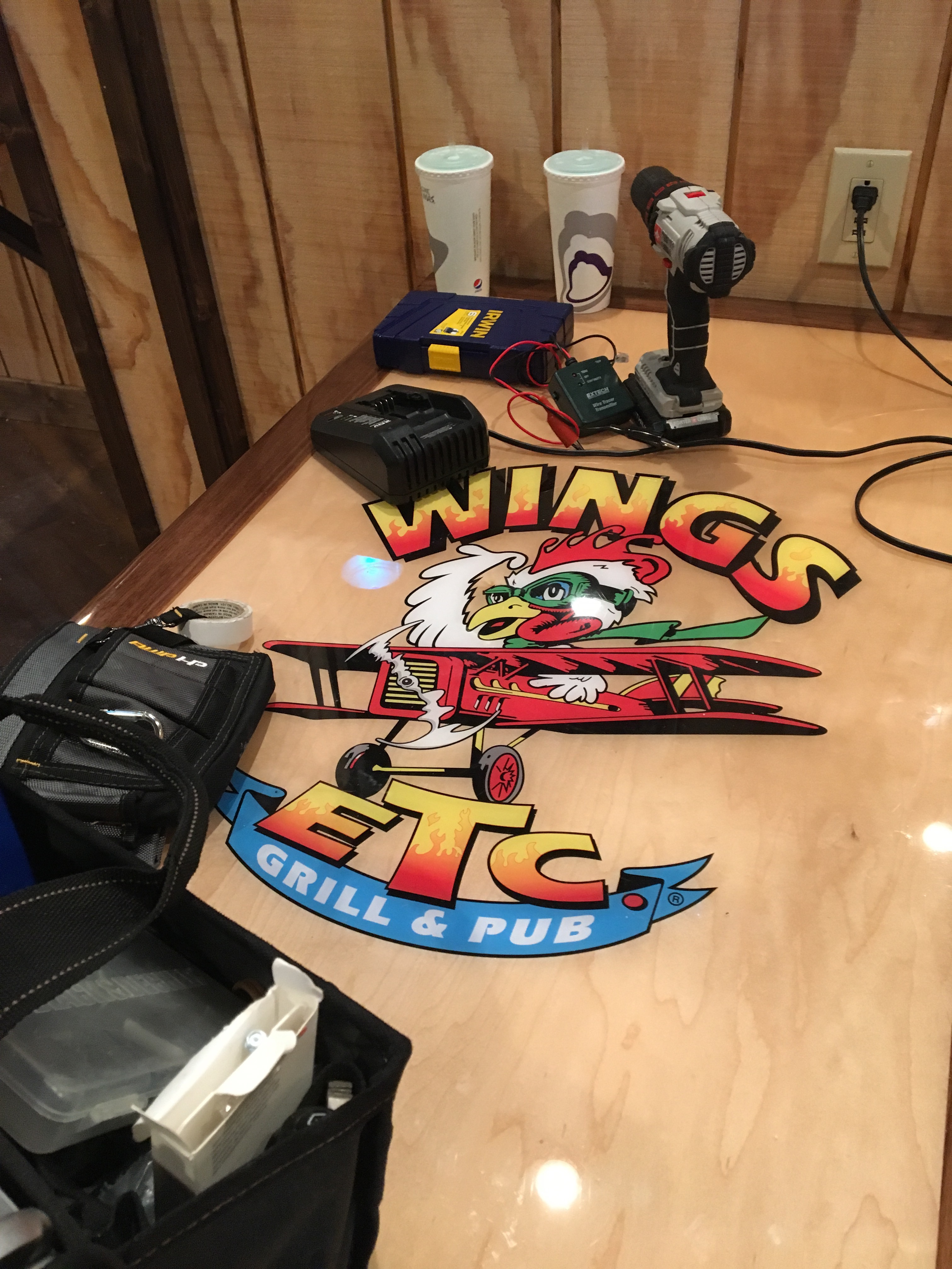 Wing Etc. Berea Kentucky Audio Installation Underway