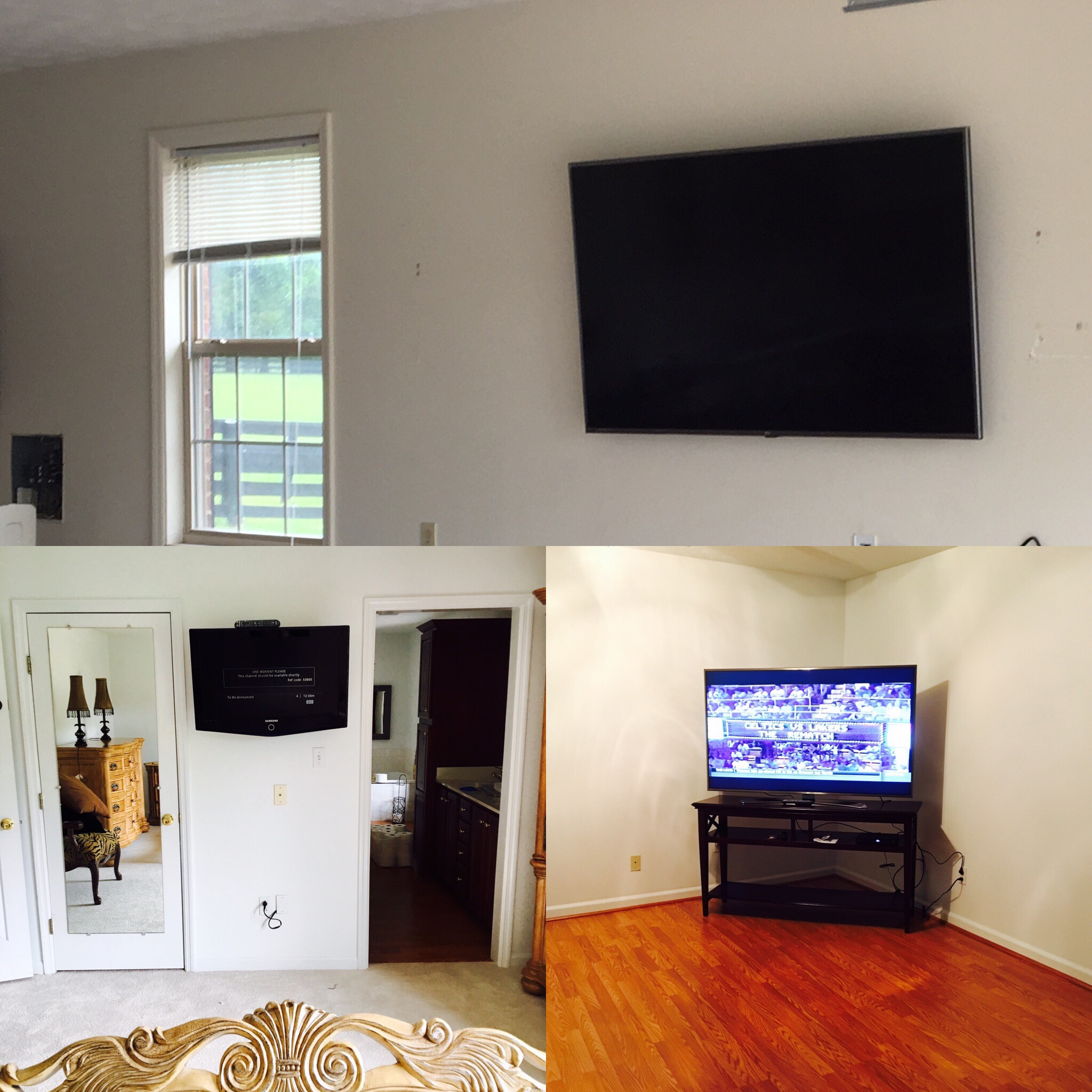 Mounting and Setting Up Tvs for a Customer • Richmond, Kentucky