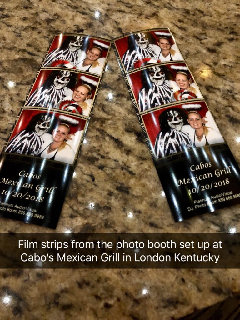 Cabos Mexican Grill London ky photo booth