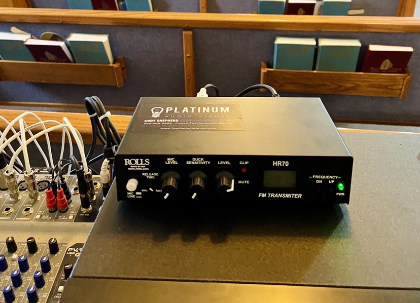 FM Transmitter Installation at Three Links Christian Church in Kentucky