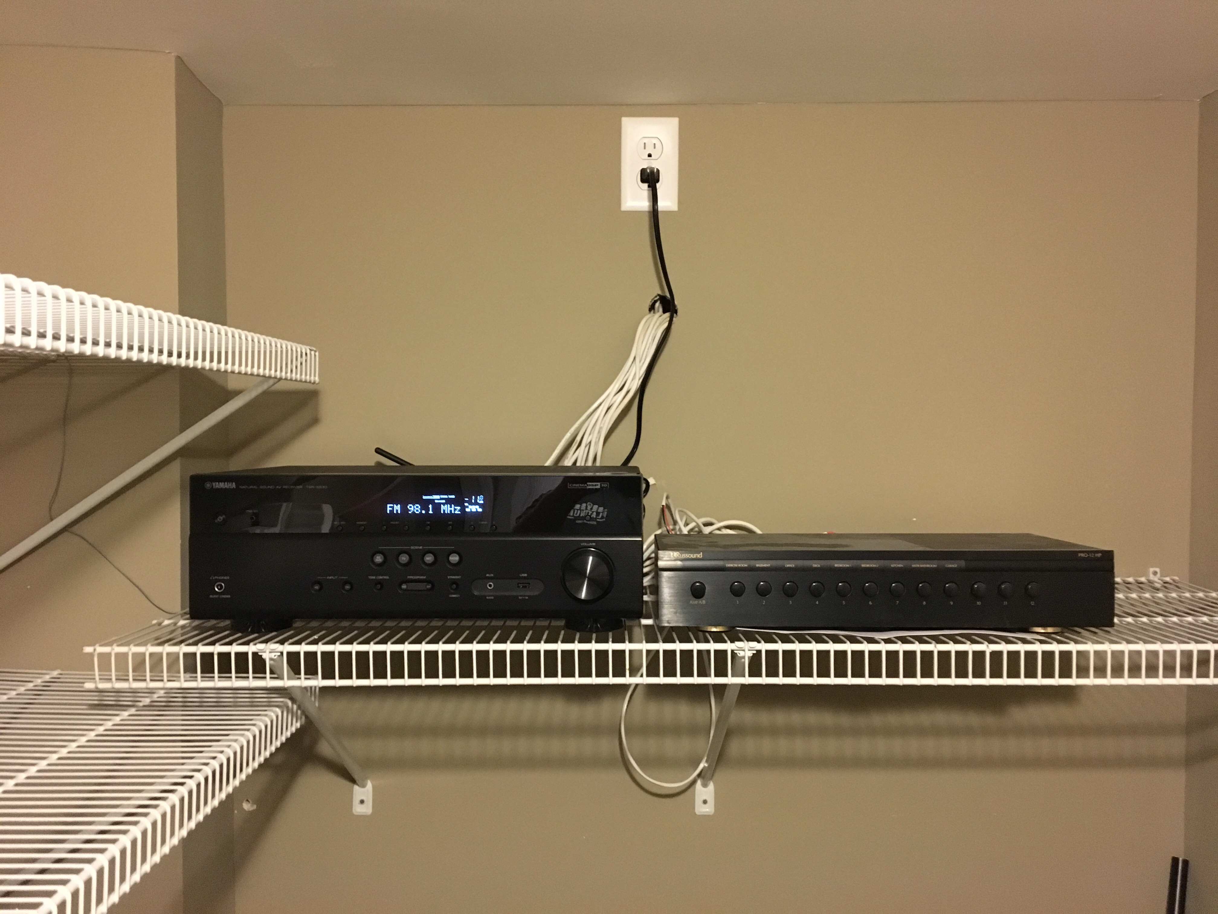 Yamaha Network Connected Receiver for a Whole Home Audio System • Richmond Kentucky 