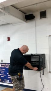 Madison Southern High School Basketball Sound Install