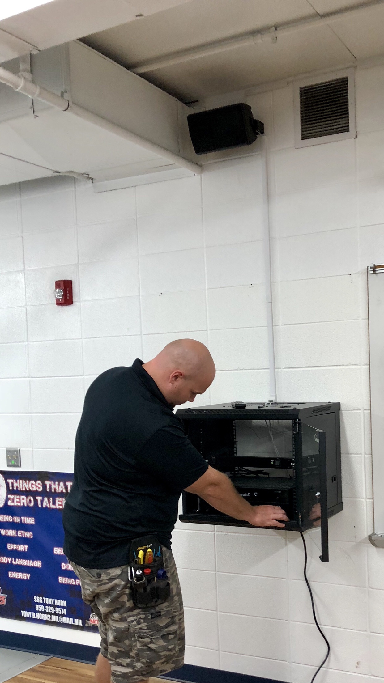 Madison Southern High School Basketball Sound System Installation