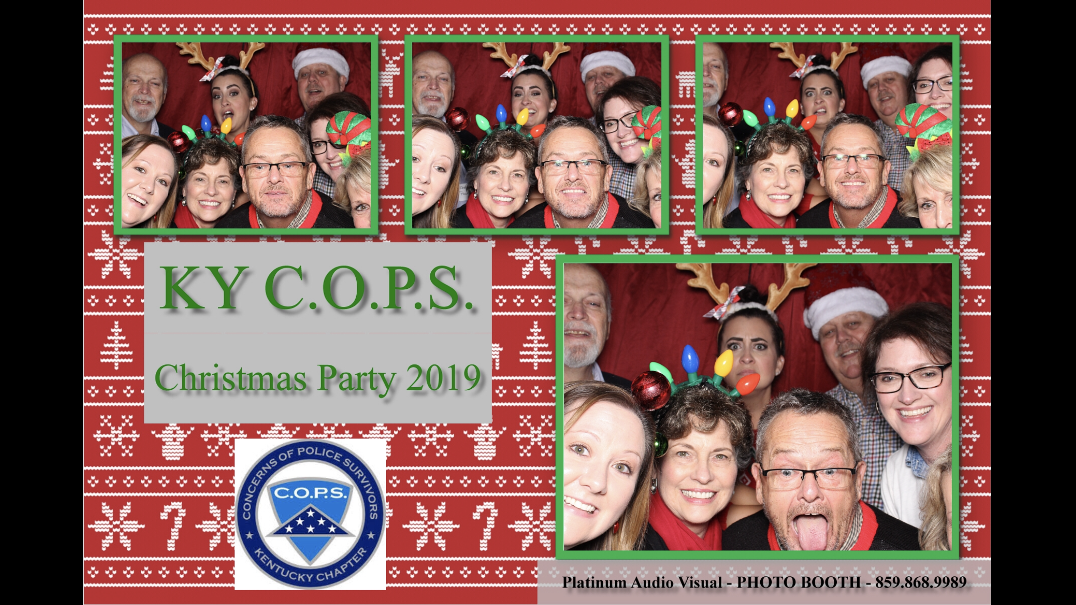 COPS Christmas Party 2019 • Photo Booth!