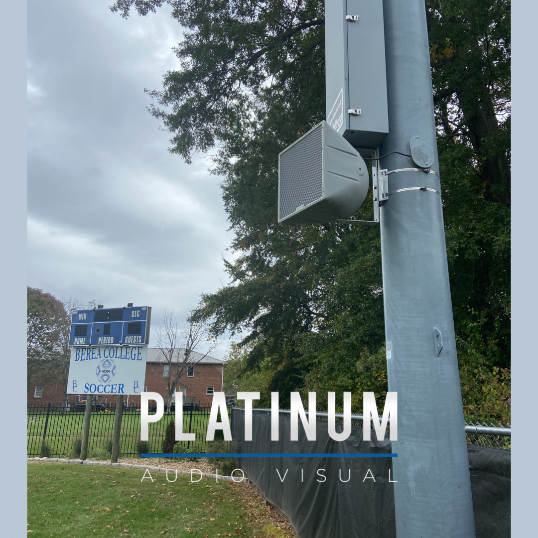 Berea College Soccer Sound System Installation